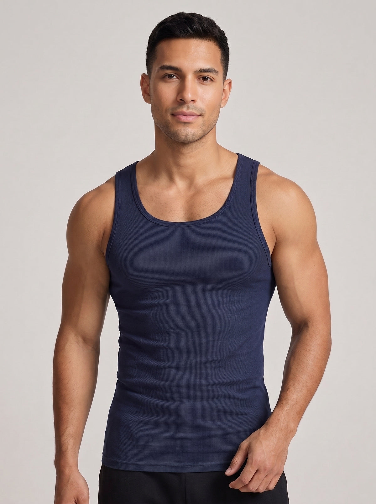 KOVRAI FLEX TANK™ - Premium Cotton Fitted Tank