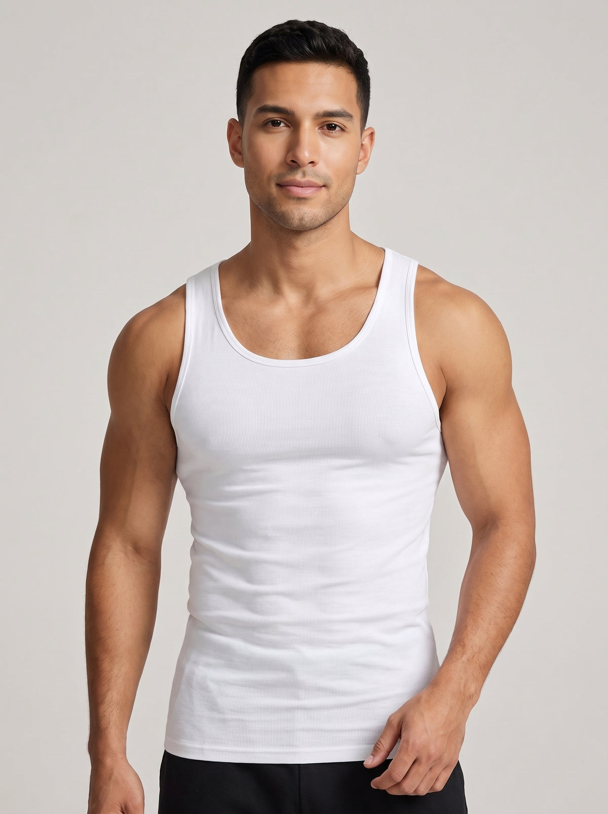 KOVRAI FLEX TANK™ - Premium Cotton Fitted Tank