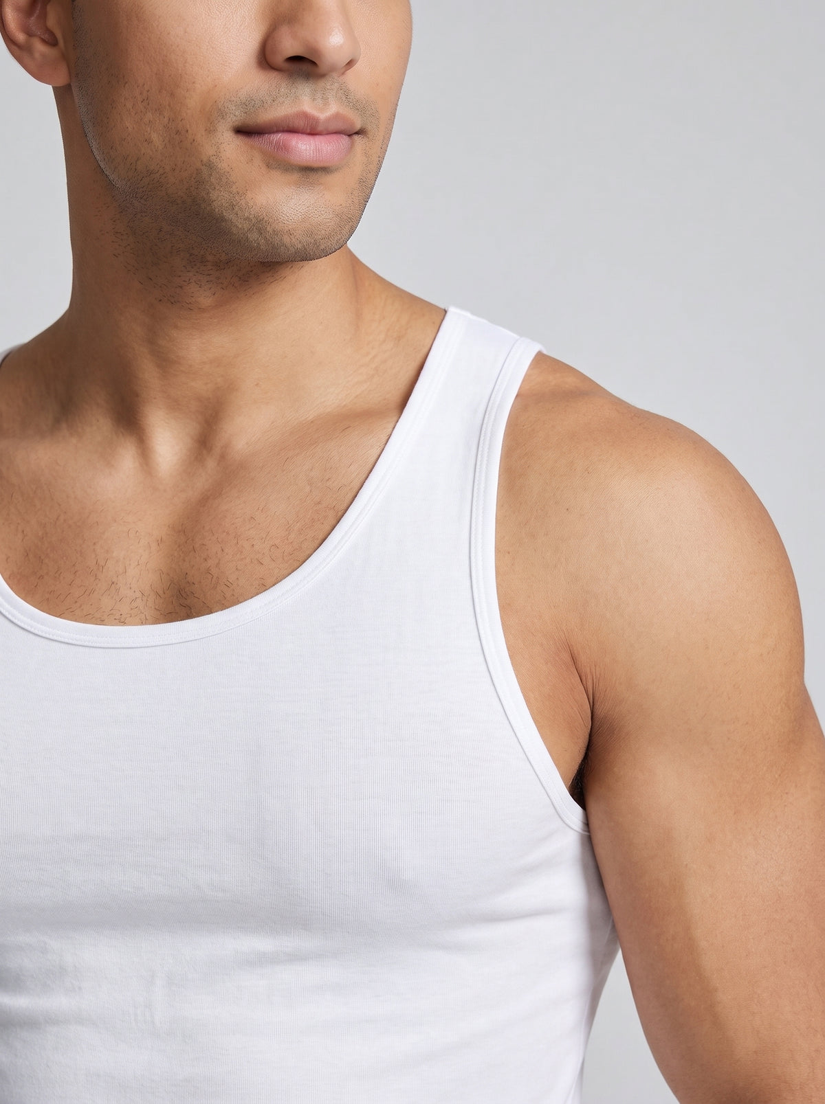 KOVRAI FLEX TANK™ - Premium Cotton Fitted Tank