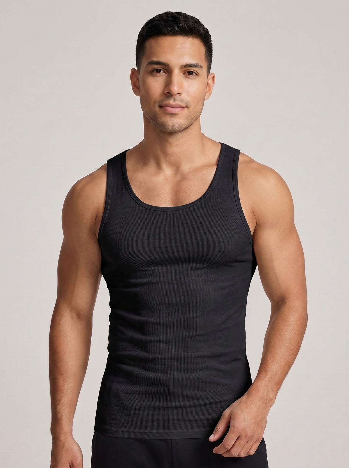 KOVRAI FLEX TANK™ - Premium Cotton Fitted Tank