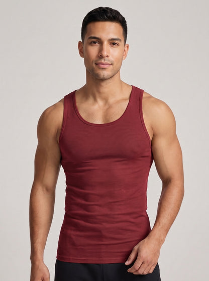 KOVRAI FLEX TANK™ - Premium Cotton Fitted Tank